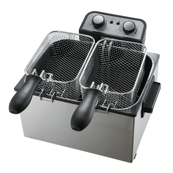 sdf502-3 סיר טיגון עמוק כפול 5 ליטר Sauter סאוטר דגם SDF502