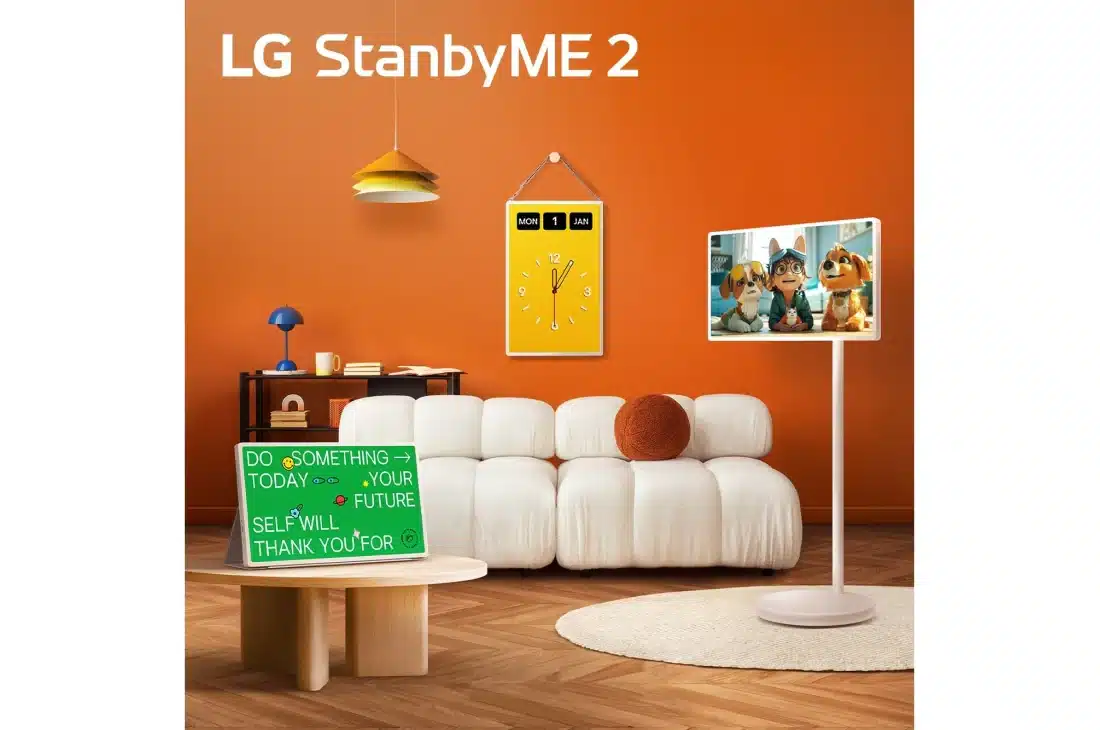 1 מסך אל ג'י נייד LG 27" StanbyME דגם 27LX6TDGA