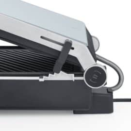 טוסטר גריל לחיצה נפתח לפלטה גריל CASO קאסו דגם - SteakChef נירוסטה