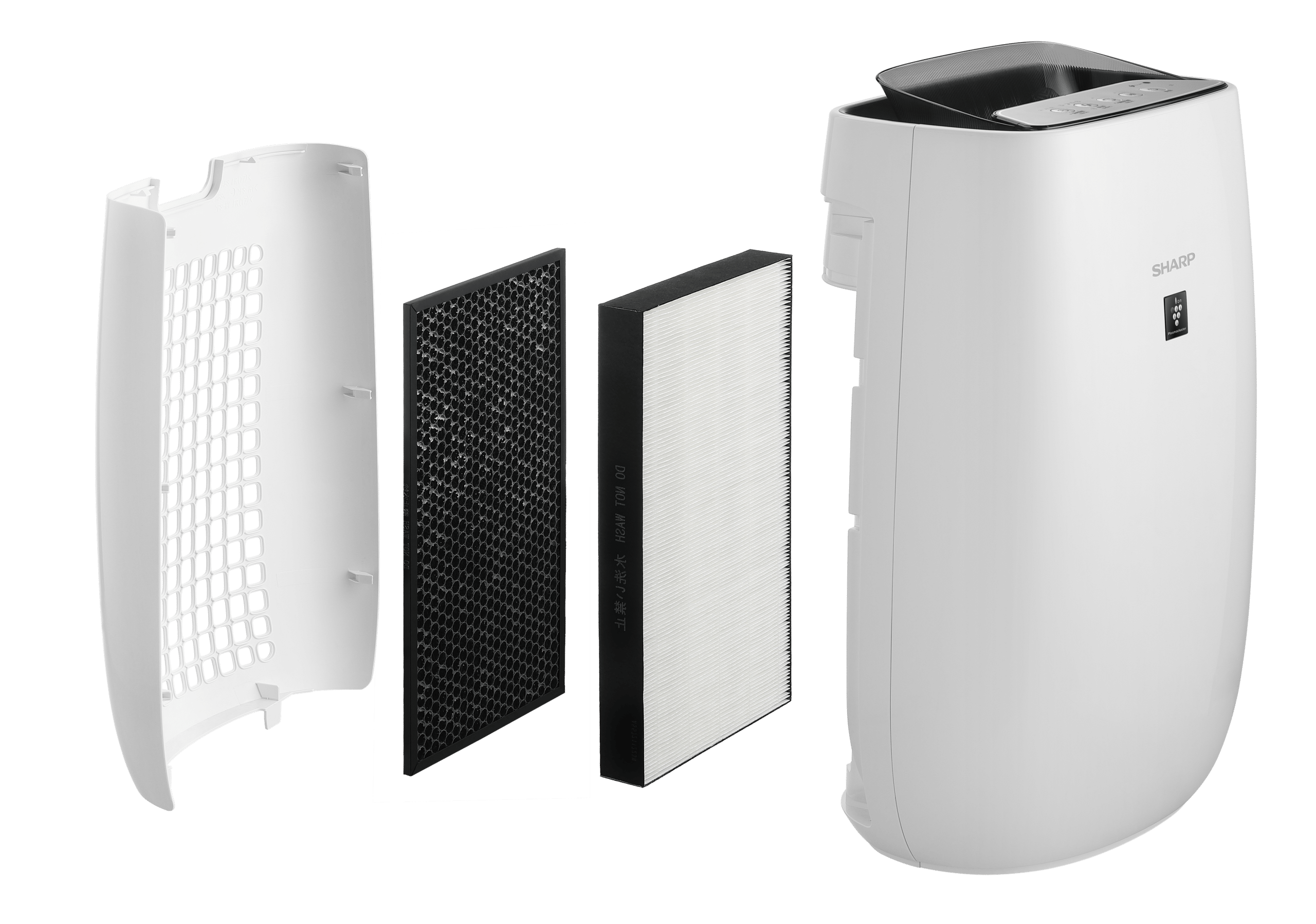 SHARP-J41T-W_濾網展開 מטהר אוויר שארפ SHARP דגם FP-J50