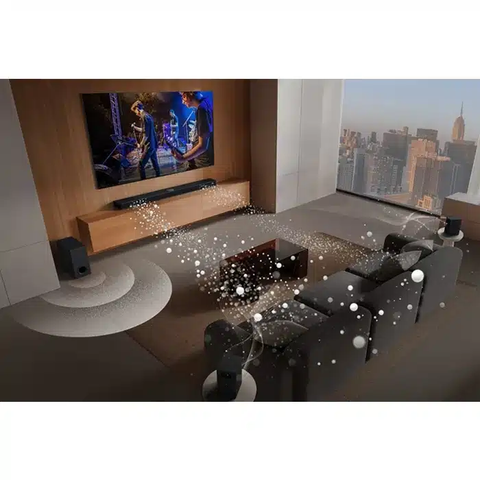 s45tr_7___1 מקרן קול LG אל ג'י 400 וואט 4.1 ערוצים עם רמקולים אחוריים וסאב וופר אלחוטי דגם S45TR - אחריות ע׳׳י היבואן הרשמי